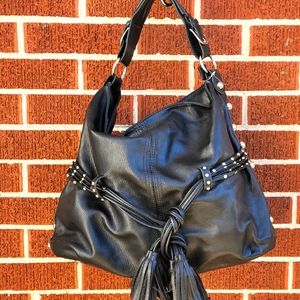 Large black purse
